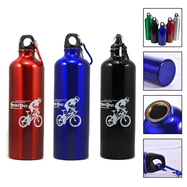 20 oz Aluminum Sport Bottle With Carabiner