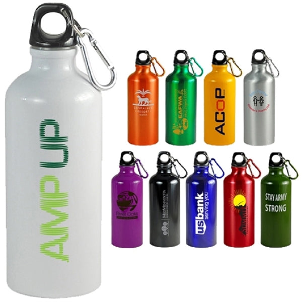 Cycling Aluminum Bottle w/ Carabiner