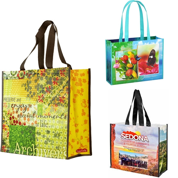 Full-Color Laminated Non-Woven Tote Bag