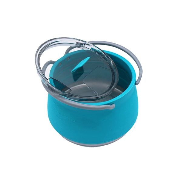 Travel silicone folding water bottle