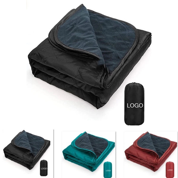 Outdoor Warm Large Blanket Picnic Beach Mat With Storage Bag