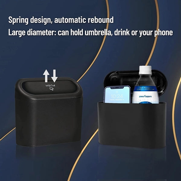 Portable Auto Car Hanging Trash Can