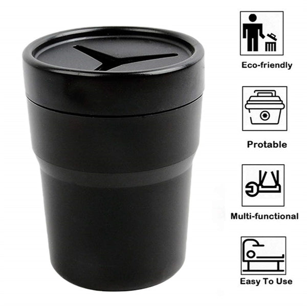 Car Trash Can with Lid