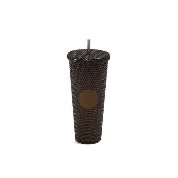 24Oz Double Plastic Lasers Durian Cup With Straw