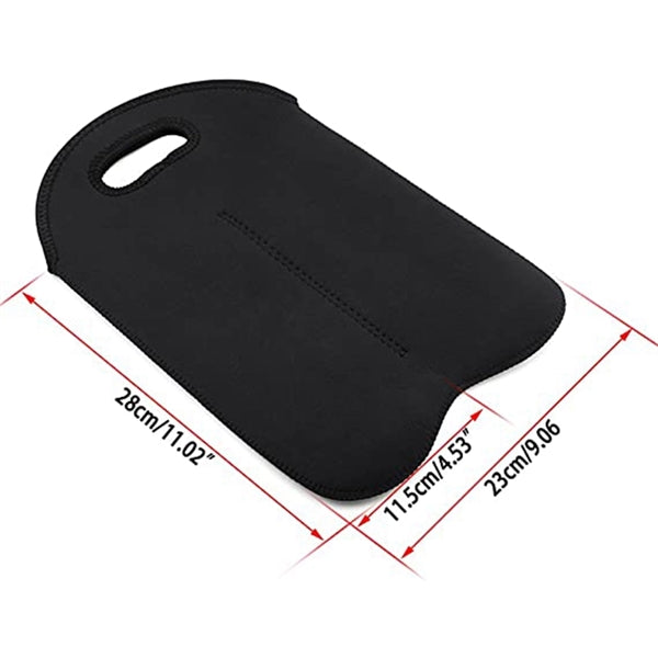 2 Bottles Wine Champagne Carrier Tote Bag with Handle