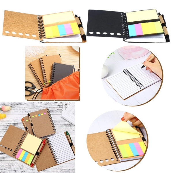 A6 Lined Notepad Spiral Notebook