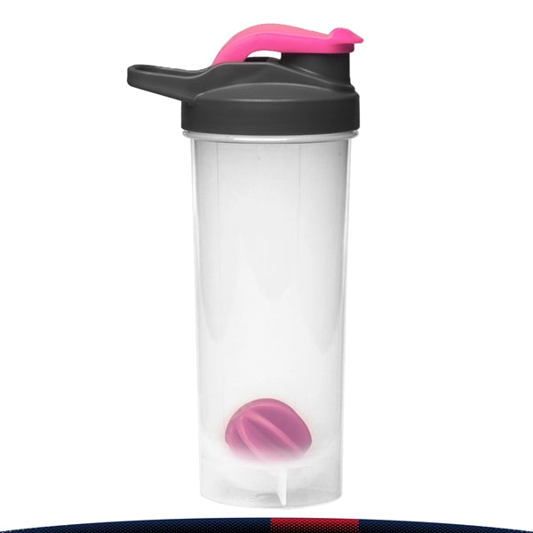 Nsinis Plastic Shaker Bottle - 24 OZ.