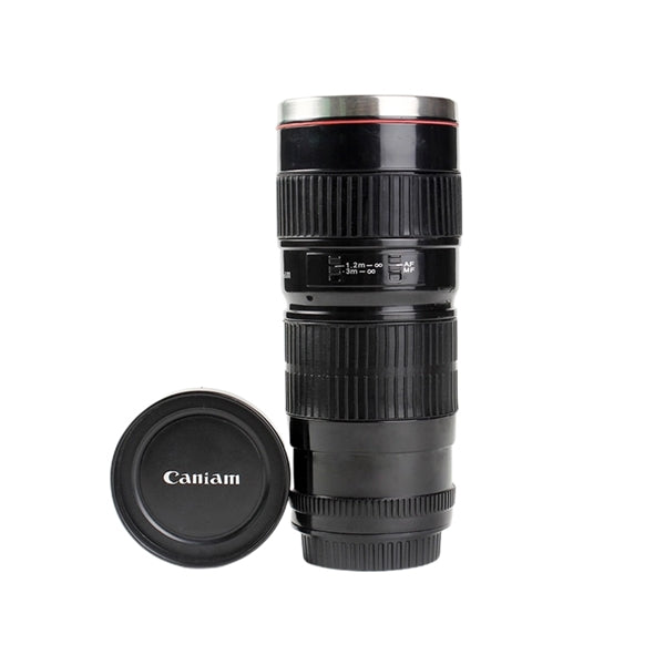 14 oz Travel Car Water Vacuum Simulation Camera Lens Mugs