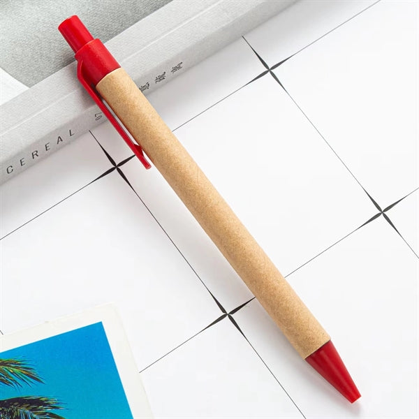 Natural Kraft Paper Of Ballpoint Pen