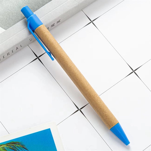 Natural Kraft Paper Of Ballpoint Pen