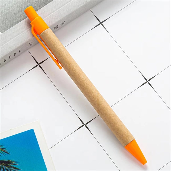 Natural Kraft Paper Of Ballpoint Pen