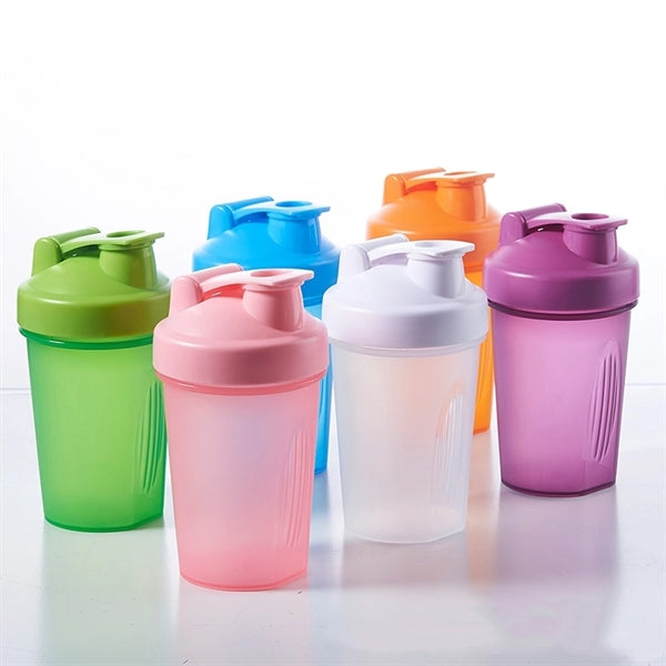 13oz Shaker Cup Gym Water Bottle Protein Mixed-Juice Mixer