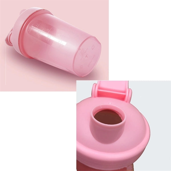 13oz Shaker Cup Gym Water Bottle Protein Mixed-Juice Mixer