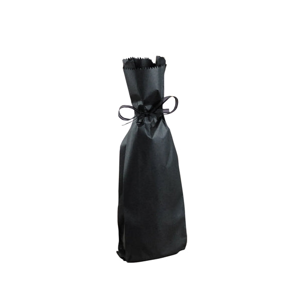 Non-Woven Wine Bottle Ribbon Drawstring Gift Bags