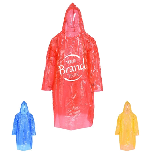 Disposable Transparent Rain Ponchos