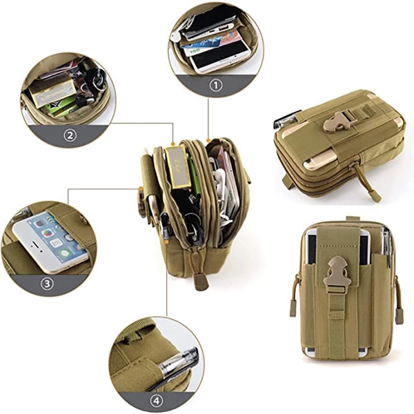 Oxford Tactical Waist Belt Bag Outdoor MOLLE EDC Fanny Packs