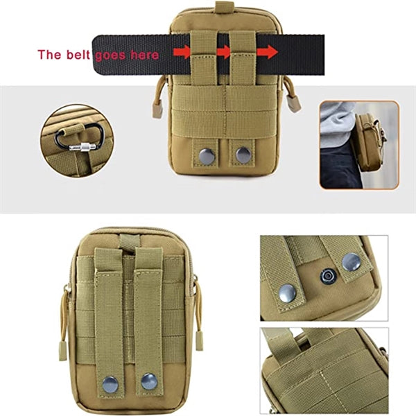 Oxford Tactical Waist Belt Bag Outdoor MOLLE EDC Fanny Packs