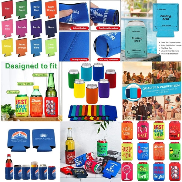 12 oz Can Coolers Sleeves