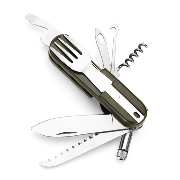 Camping Utensils Multi-Function Tool Cutlery Set