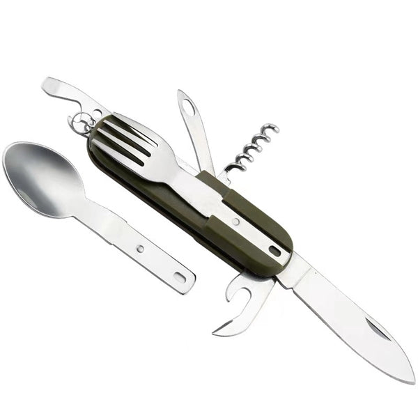 Camping Utensils Multi-Function Tool Cutlery Set