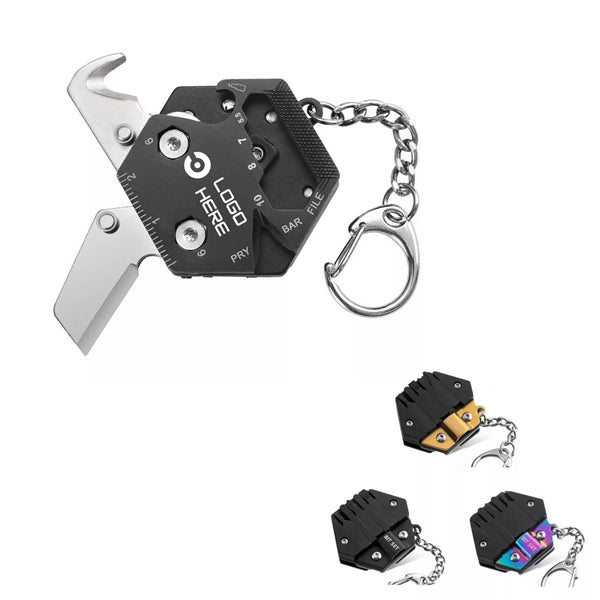 Hexagonal Multifunctional Coin Folding Knife