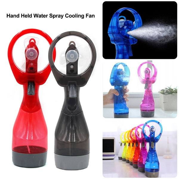 Handheld Battery Powered Water Misting Spray Cooling Fan