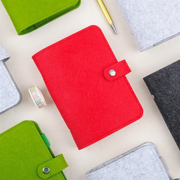 A5 Soft Felt Cover Notebook