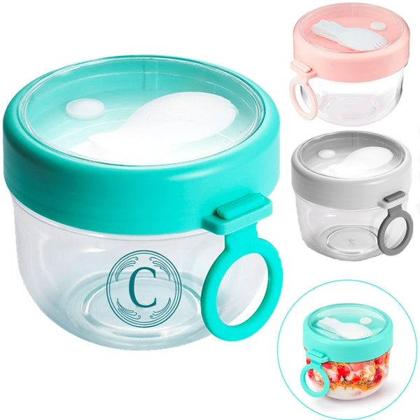 Plastic Overnight Oatmeal Cup