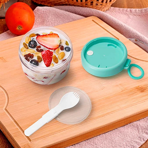 Plastic Overnight Oatmeal Cup