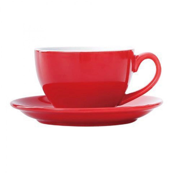 7.5 Oz Ceramic Cup And Saucer Set