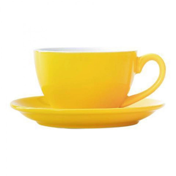 7.5 Oz Ceramic Cup And Saucer Set