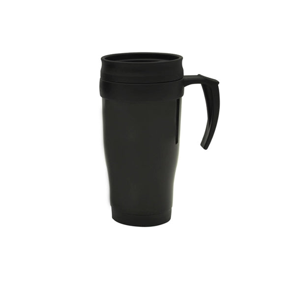 15 Oz Double Wall Plastic Insulated Travel Mug