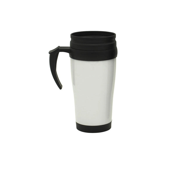 15 Oz Double Wall Plastic Insulated Travel Mug