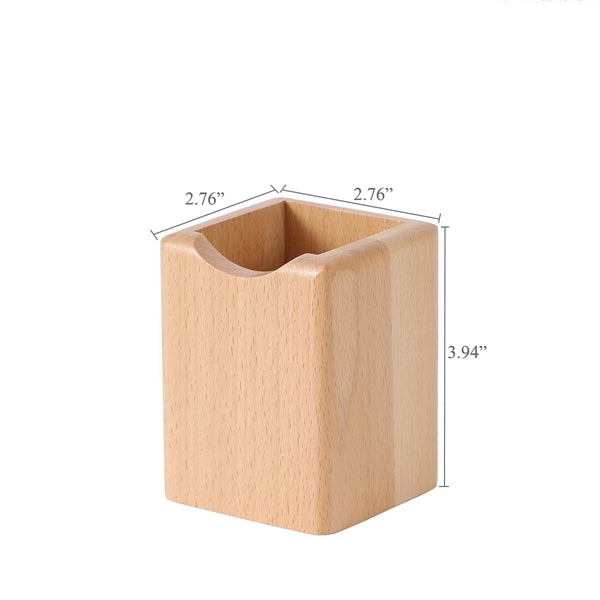 Natural Beech Wood Pen Holder