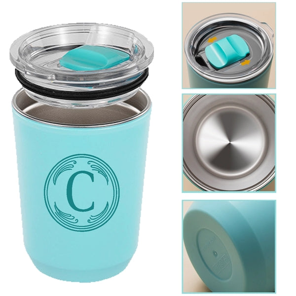 16Oz Stainless Steel Straw Cup