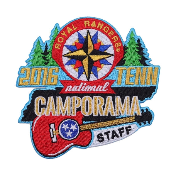 3" Custom 100% Embroidered Patches - Iron on Backing