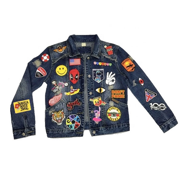 3" Custom 100% Embroidered Patches - Iron on Backing