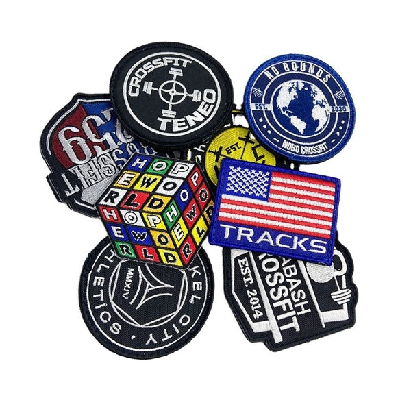 3" Custom 100% Embroidered Patches - Iron on Backing