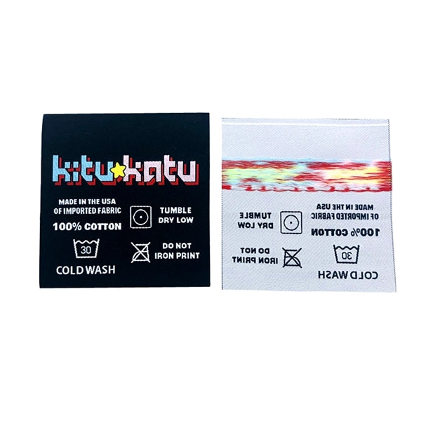 Woven Clothing Fabric Label