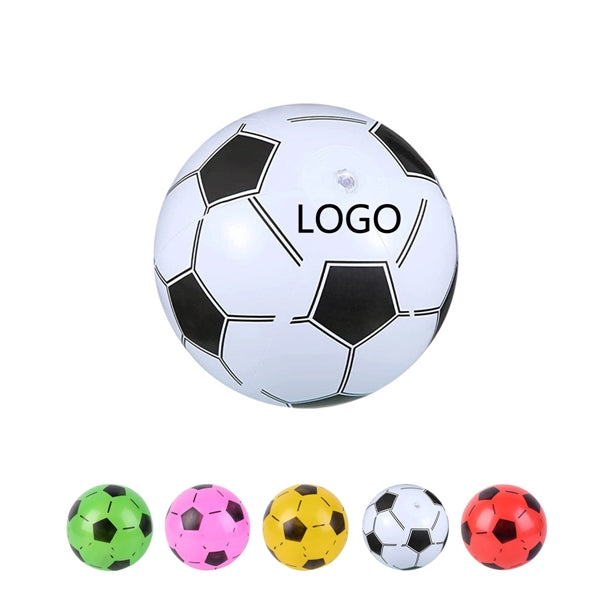 16" Inflatable Soccer Beach Ball