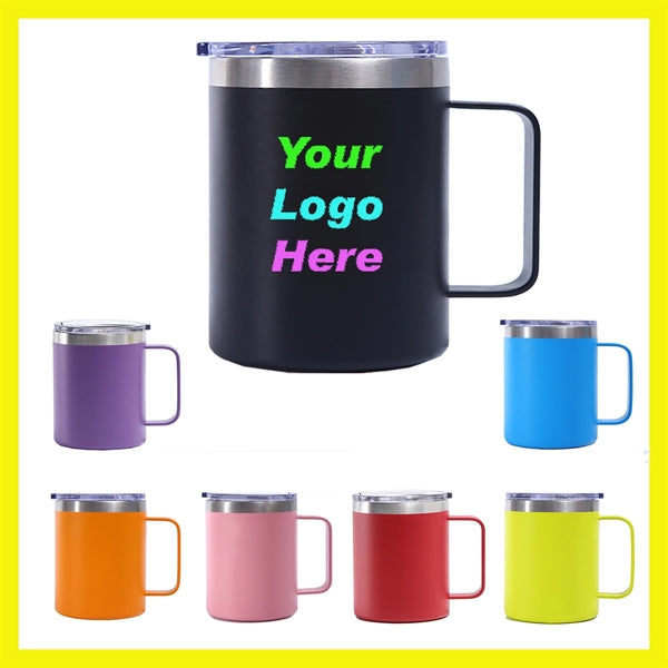14 oz Vacuum Insulated Coffee Mug With Handle