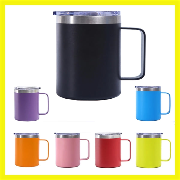 14 oz Vacuum Insulated Coffee Mug With Handle