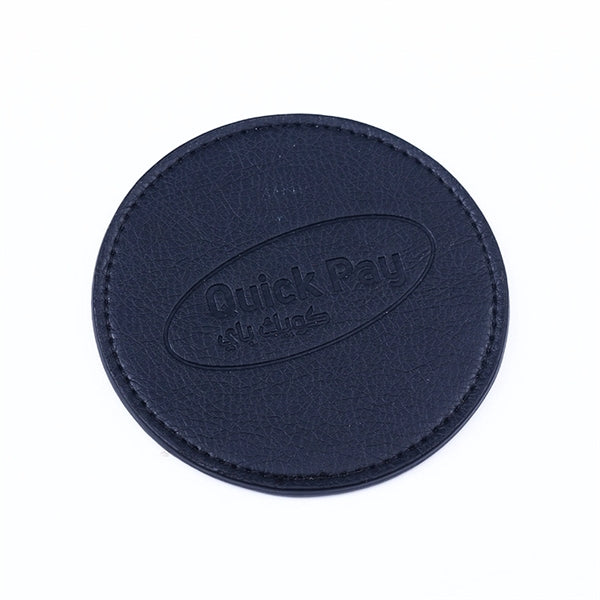 Leather coasters