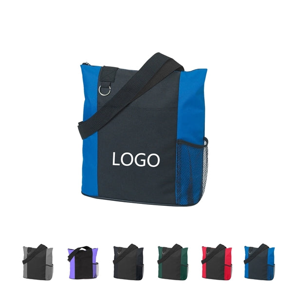 Oxford Zipper Tote Bag