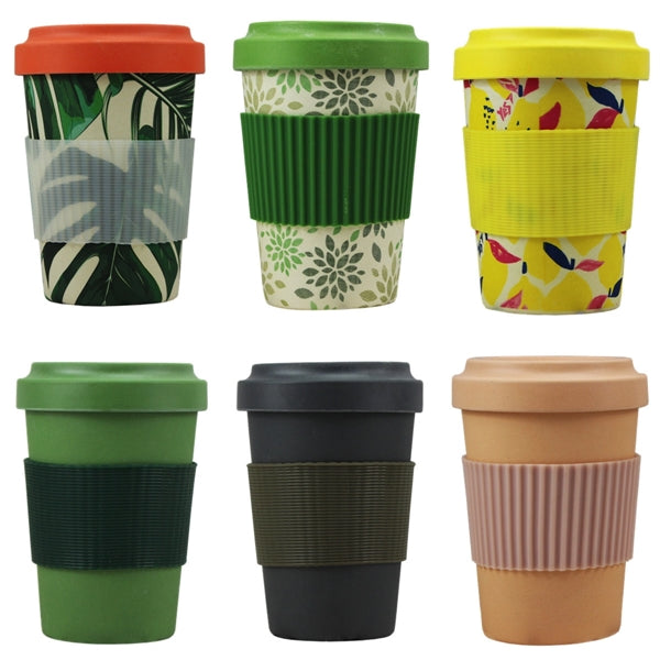 Environmentally friendly bamboo fiber coffee mug cup