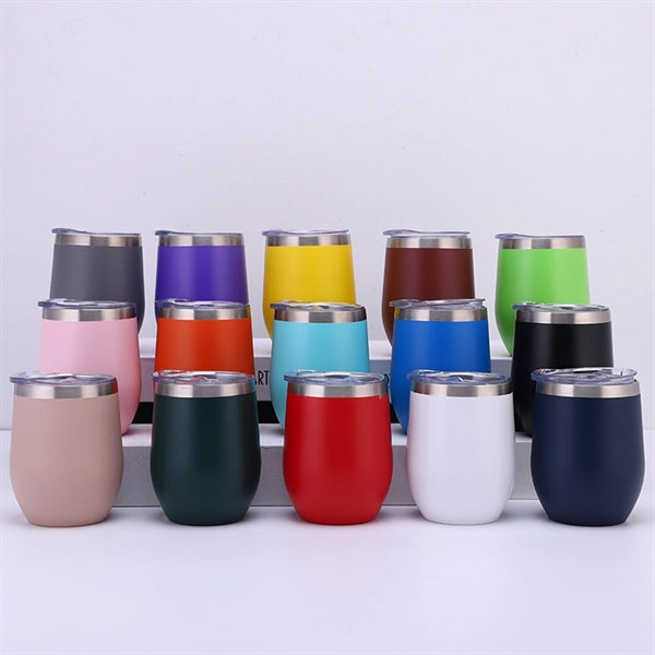 12 Oz stemless wine bottle