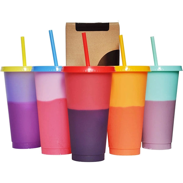 24 Oz Color Changing Cups