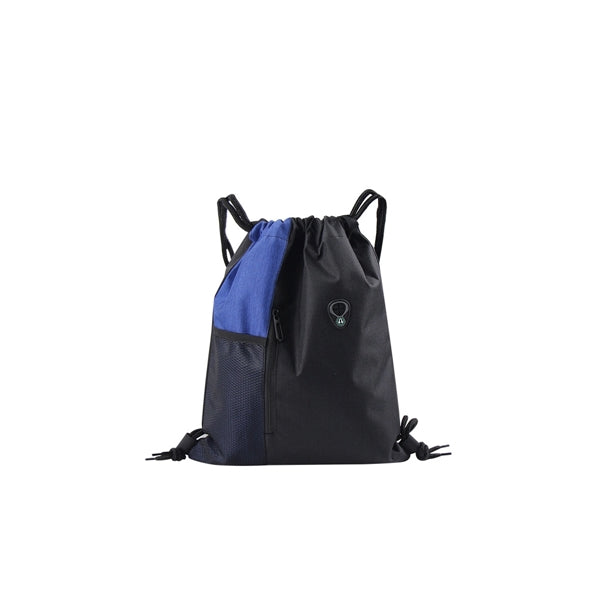 Drawstring Backpack Bag with Headphone Hole