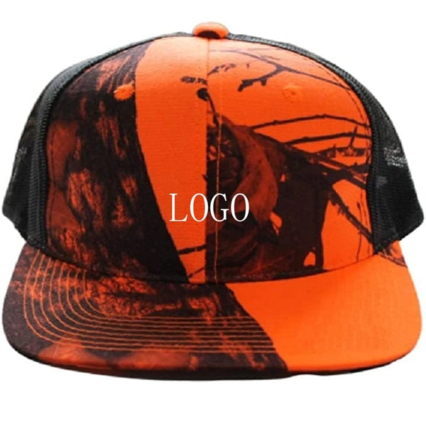 Camo Twill Mesh Trucker Hat