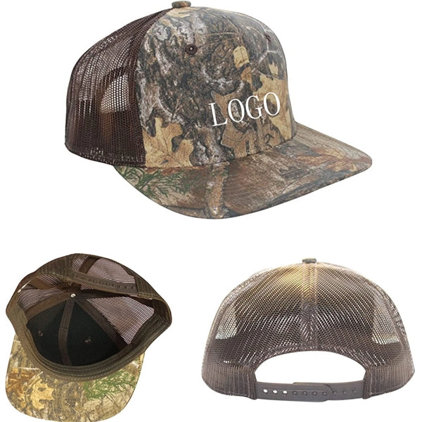 Camo Twill Mesh Trucker Hat